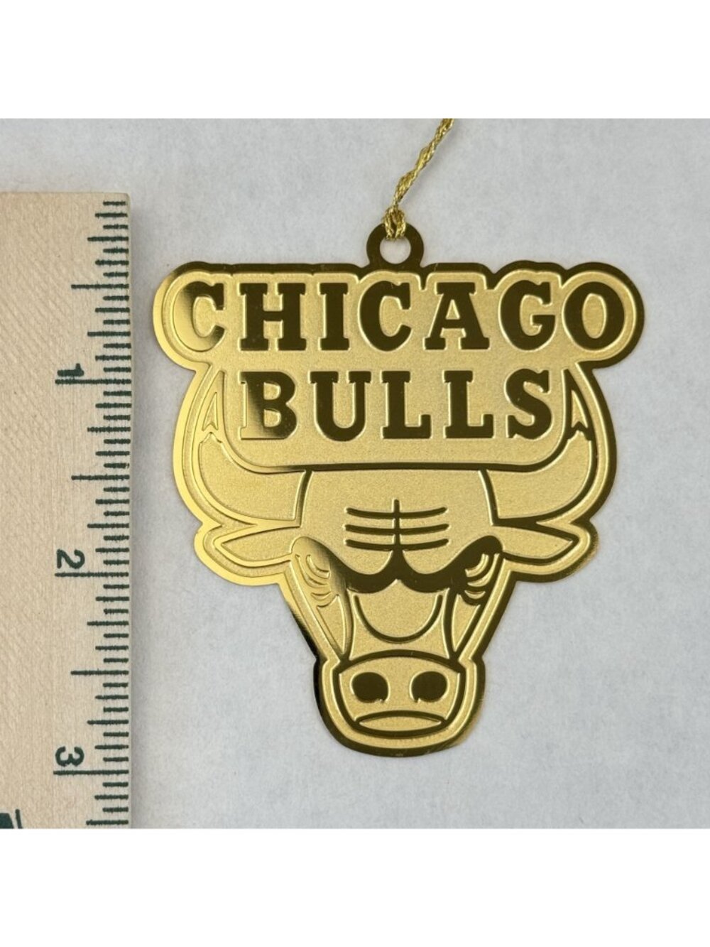 Chicago Bulls 22Kt Gold Finish Ornament By Topperscot NBA Basketball 2.75" NEW - Picture 7 of 12